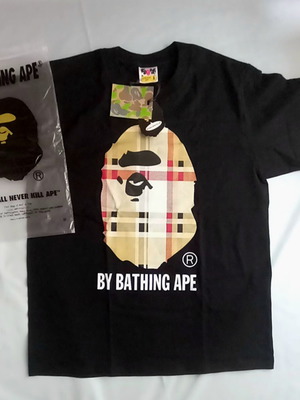 Μαύρο T-shirt Aape By A Bathing Ape®, μέγεθος M