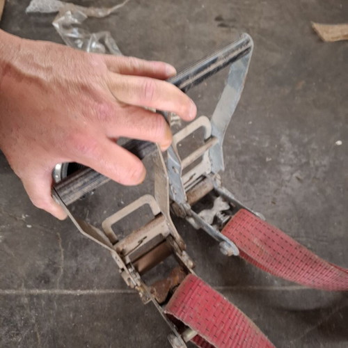 Truck tie-downs used, set of two