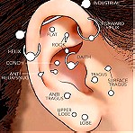  Φορητη Κασετινα - Set Piercing - Για Τρυπημα Αυτιων