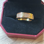 Gold-Plated Ring new, perfect model