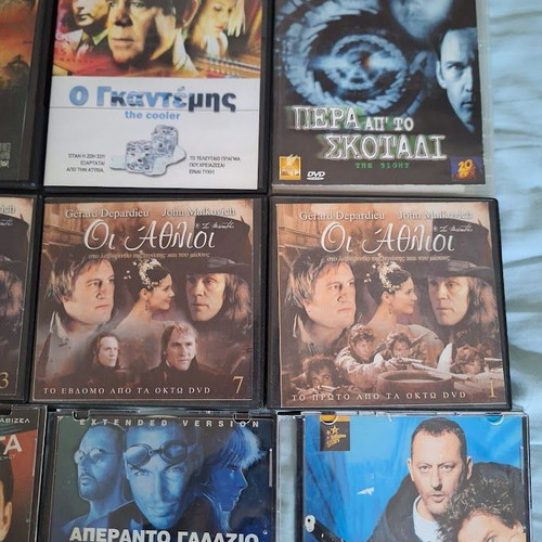 Pack of 16 DVD movies like new with Greek subtitles