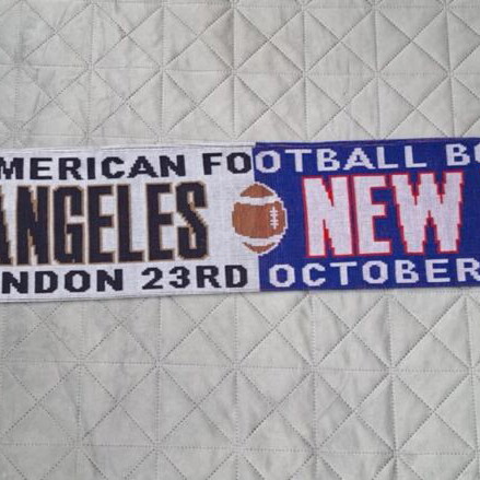 American Football Bowl London 2016 fan scarf like new