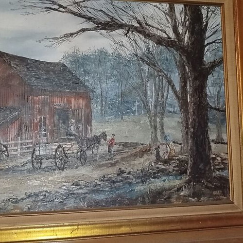 Oil painting on canvas like new