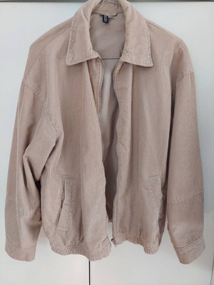 Γυναικείο μπεζ κοτλέ πανωφόρι H&M σε άριστη κατάσταση, μέγεθος XXS-M