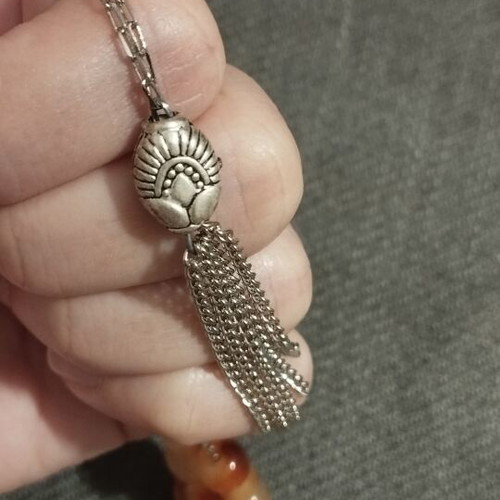 Handmade Cat's Eye Worry Beads in Honey Tone
