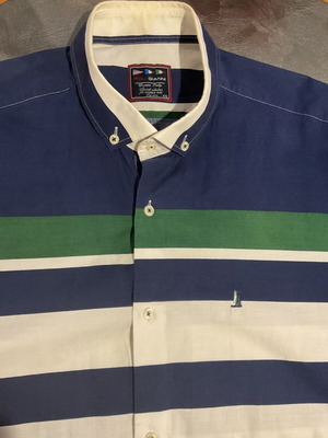 Poli Gianni men's dress shirt XXL like new, colorful cotton