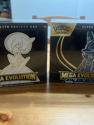 Pokemon Mega Evolution Etb Mega Lucario & Gardevoir καινούργιο, σφραγισμένο πακέτο