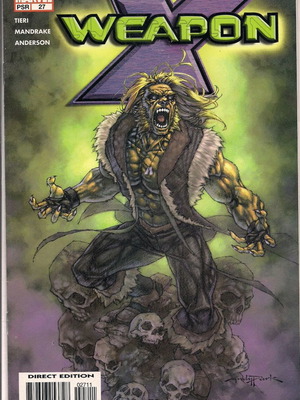 Weapon X (2002) Marvel Comics used, foreign language
