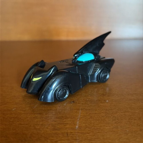Batmobile toy like new with animated-style design
