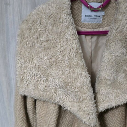 BSB draped coat beige like new