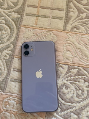 iPhone 11 128GB like new, purple, dual SIM