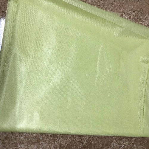 Light elastic lining fabric used, lemon color