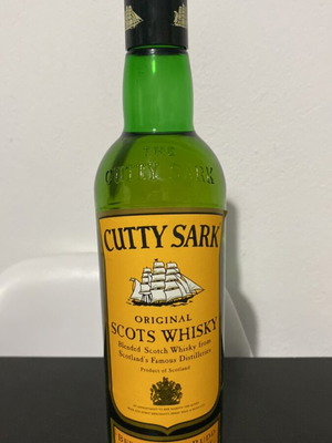 Scots Whisky Cutty Sark bottle used, over 30 years old