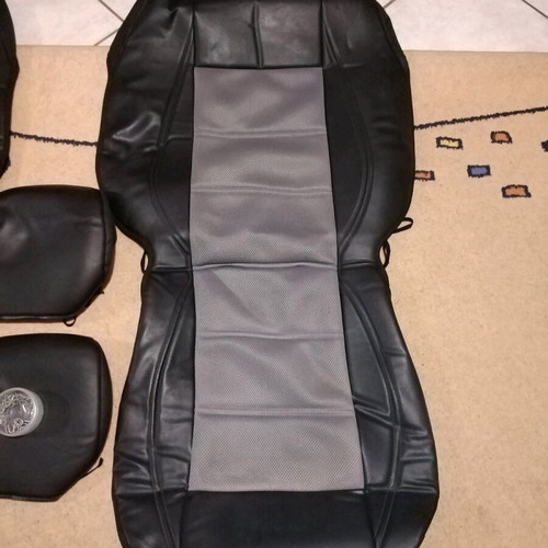 Industrial leather seat covers for compact car like new