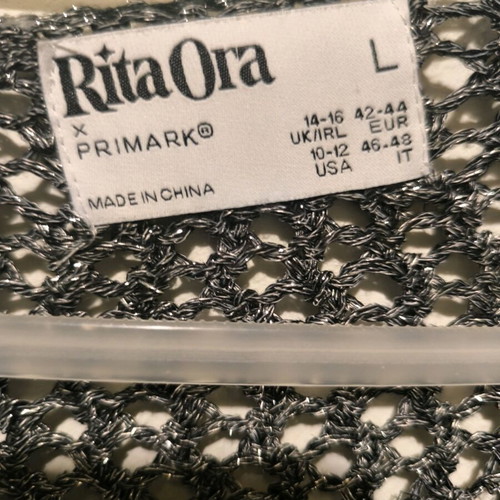Primark knitted bolero gray large size like new