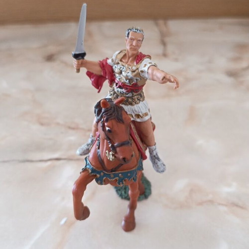 Julius Caesar figure with horse by Papo