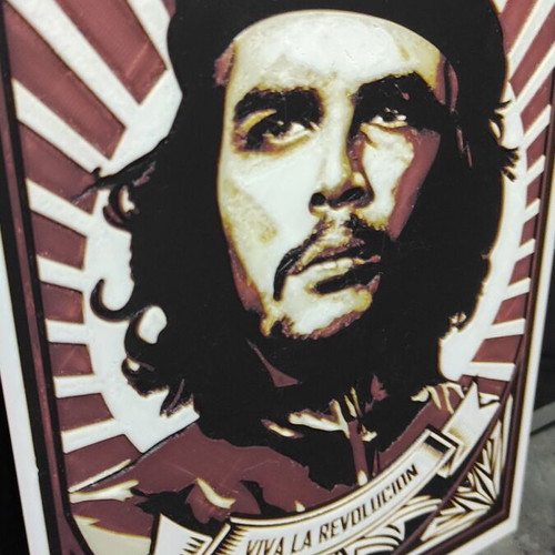 Τρισδιάστατη εκτύπωση κάδρο Che Guevara καινούργιο