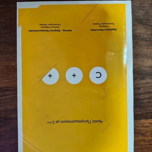 Programming Principles with C++ book by D. Apostolou and I.-Ch. Panagiotopoulos