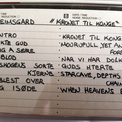 Lot of 4 Norwegian Black Metal cassette tapes, home-recorded