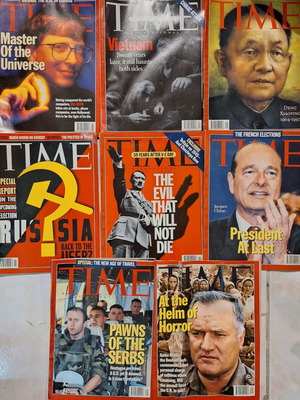 Time magazine pack of 8 issues 1995