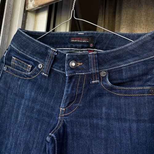 Guess jeans XS dark blue like new with beautiful details