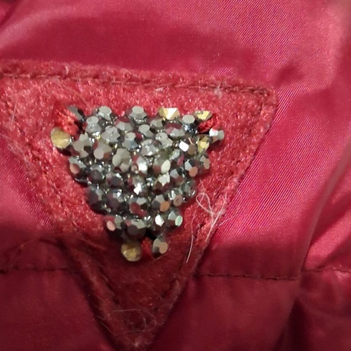 Guess down jacket, burgundy, size S