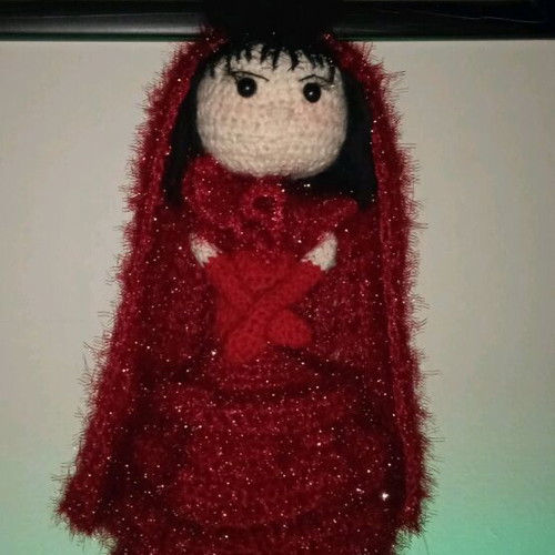 Beetlejuice Lydia Deetz crochet handmade doll new