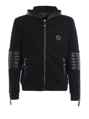 Philipp Plein hoodie used, black, size XXL
