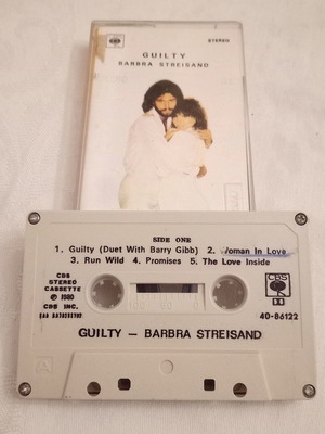 Κασσέτα ήχου Guilty Barbara Streisand και Barry Gibb μεταχειρισμένη, pop