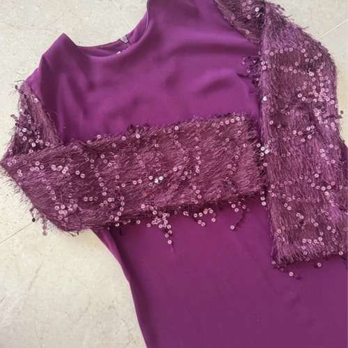 Women's dress purple size L like new