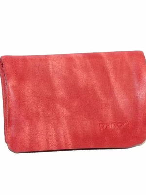 Panora Mini Tobacco Pouch Red New PU Leather