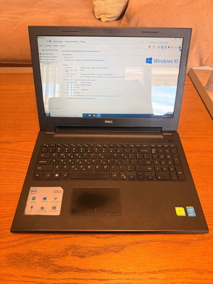 Dell Inspiron 15 3542 laptop used, Intel i3, 4GB RAM, 120GB SSD