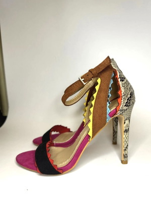 Migato colorful sandals new with 11 cm heel