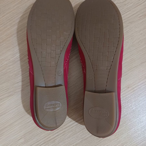 Boxer leather ballerinas new, size 41, red
