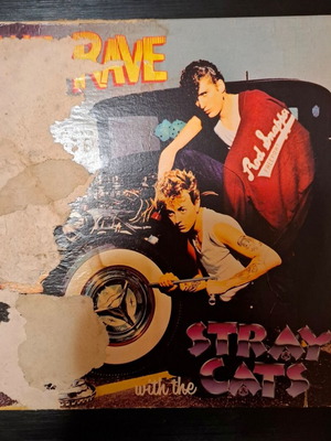 Stray Cats Rant N' Rave With The Stray Cats LP άλμπουμ μεταχειρισμένο, ροκάμπιλι