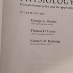 Exercise Physiology βιβλίο σαν καινούργιο, τέταρτη έκδοση