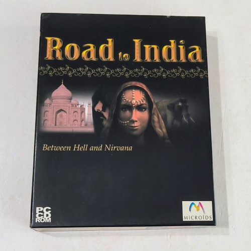 Road to India PC game like new, adventure, big box