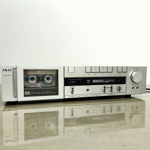 Akai CS-F14 vintage cassette deck used, Dolby B/C, metal tape