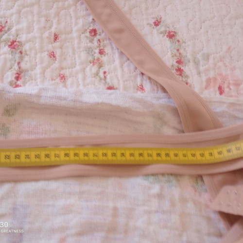 Shein strapless bra, size 5XL, beige