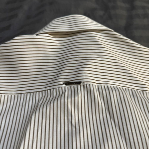 Vittorio Artist men's dress shirt size L beige like new