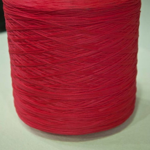 Red bias binding thread, 5 kg roll, new