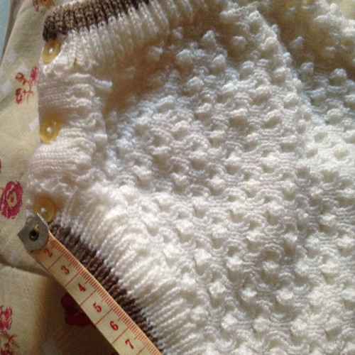 Sarah Louise vintage 90s knitted long-sleeve baby bodysuit