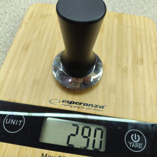 Espresso Tamper adjustable with internal spring, set of 2, 50mm