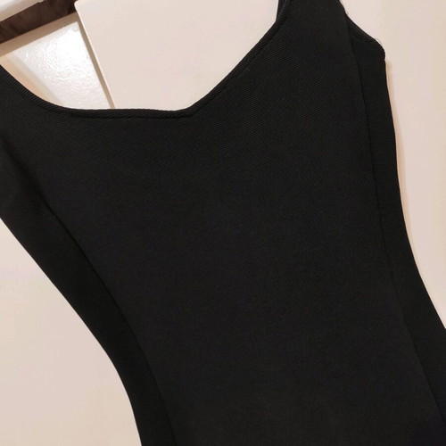 Black evening dress like new, size Small