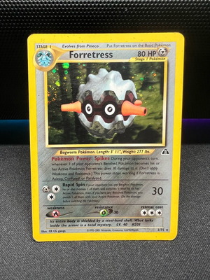 Forretress Neo Discovery 2/75 holo rare card like new