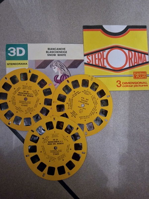 Film stereorama used, set of 3 pieces