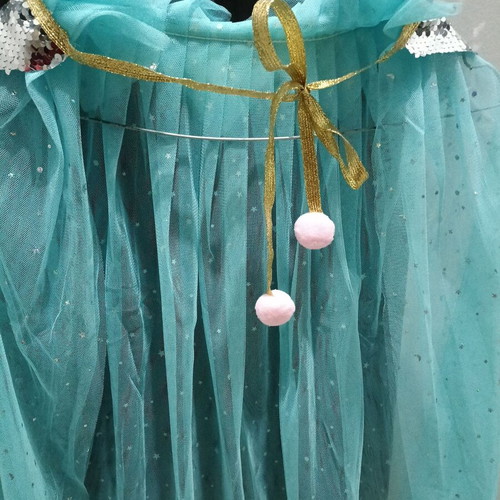 Princess Elsa costume set new, cape with tulle and star accessories