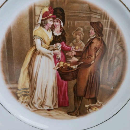 Seltmann Weiden Bavaria decorative plate with Creis of London scenes