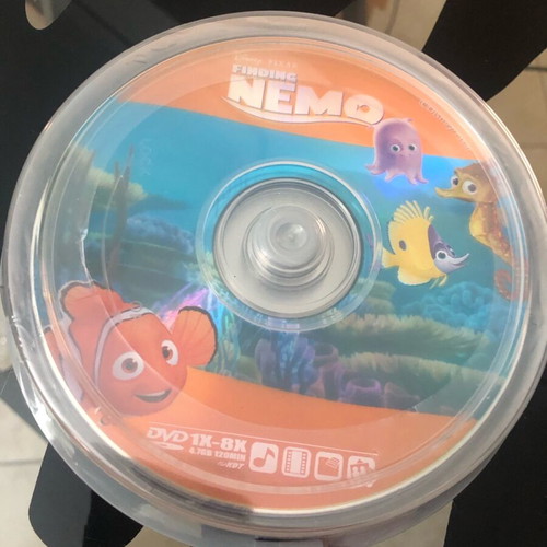 Finding Nemo Disney blank DVDs sealed pack of 10