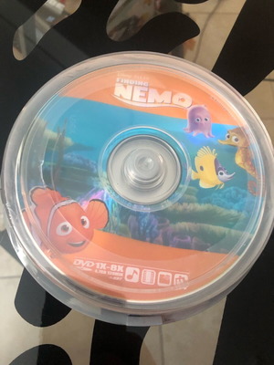Finding Nemo Disney άγραφα DVD σφραγισμένο πακέτο 10 τεμαχίων